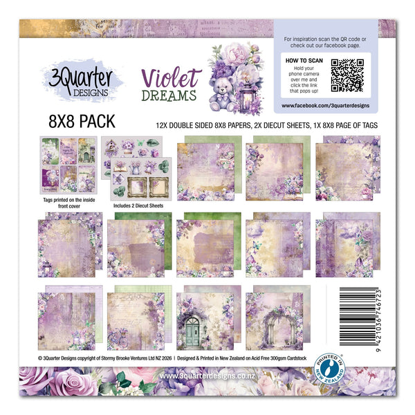 8x8 Violet Dreams Collection