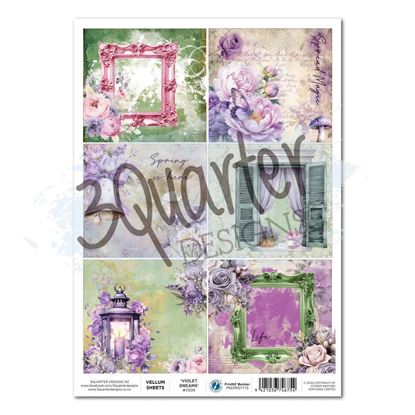 Violet Dreams Vellum Paper