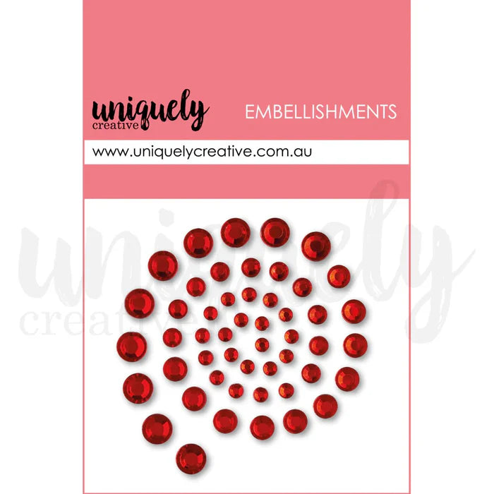 UCE1879 : Red Rhinestones – Craftables