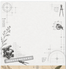 Geometric Floral Elements 12x12 Paper Pack