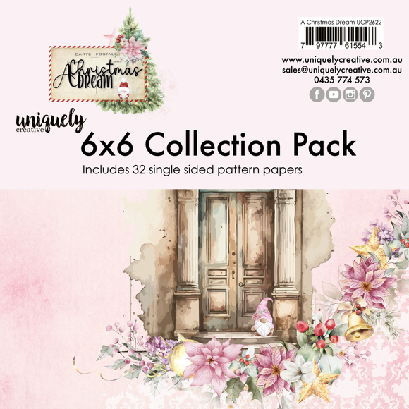 UCP2622 :  6 x 6 Collection Pack (32 sheets)  (A Christmas Dream)