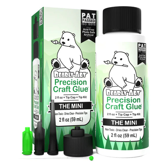 Mini Precision Craft Glue Pack (2oz) - Bearly Art