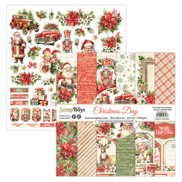 CHDA-08 : Christmas Day - 12"x12" Paper Pack