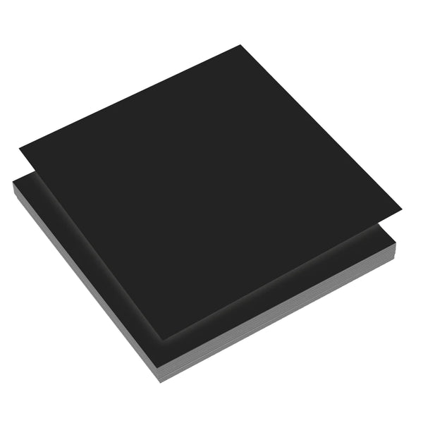 Cardstock - 12x12  - Black smooth (280gsm)