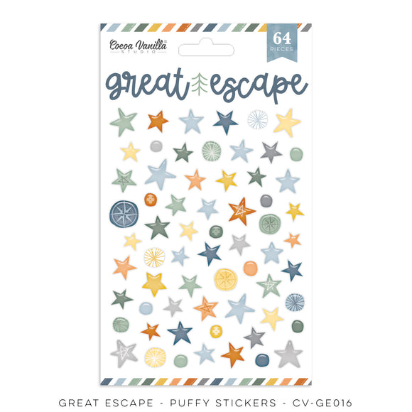 Puffy Star Stickers : CV-GE016 - Great Escape