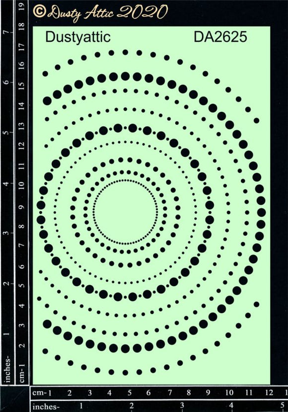 Circle Dots Stencil (5