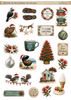 SS121 : Kiwi Christmas - Clear Sticker Sheet