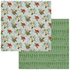 Cheerful Christmas 12x12 paper : Evergreen Season - (49&Market)