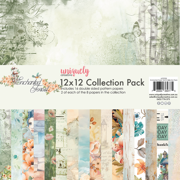 UCP2750 :  12 x 12 Collection Pack (16 sheets) (Enchanted Forest)