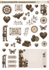 FC100 - Steampunk for Cardmakers A4 Fussy Cut Sheet/Die Cut Pack
