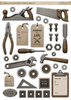 FC105 - Built by Hand #1 A4 Fussy Cut Sheet/Digital Download/Die Cuts