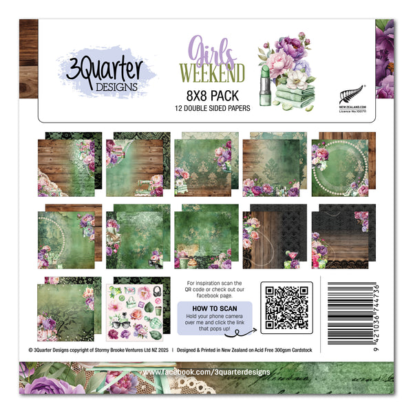 3Quarter Designs - Girls Weekend 8"x8" Collection
