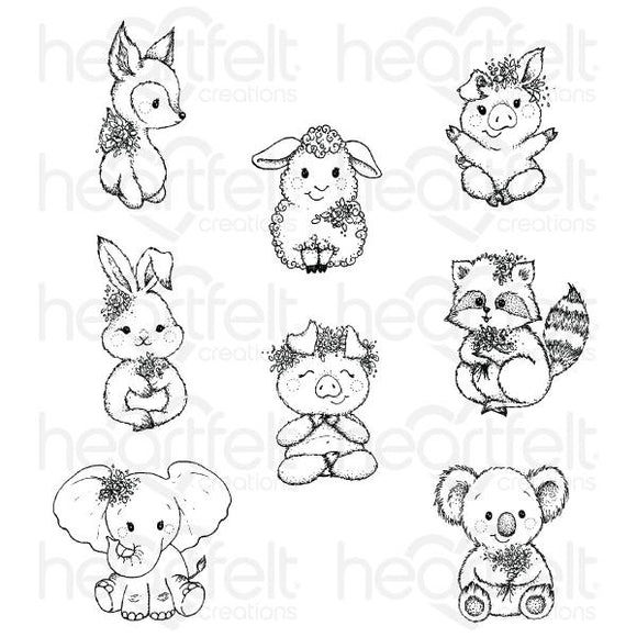 HCPC-3916/HCD1-7301 - Baby's Friends Stamp & Die Combo