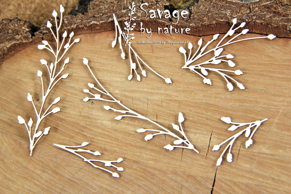 Small Branches -  Decorative Chipboard (5553)