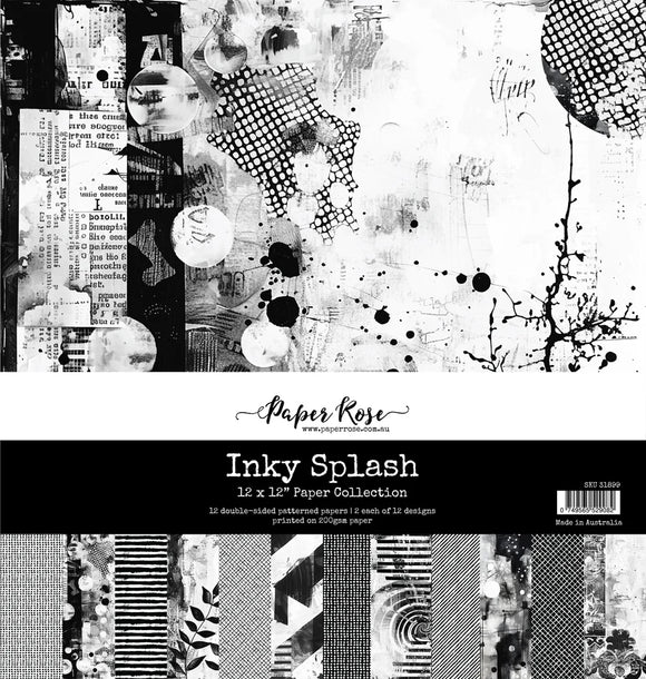 Inky Splash 12x12 Paper Collection