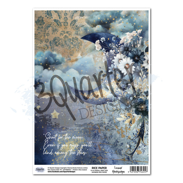 Lunar Horoscopes A4 Rice Paper Sheet