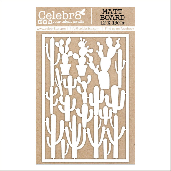 MB4743 : Chipboard Sheet Cactus - Rugged Odyssey