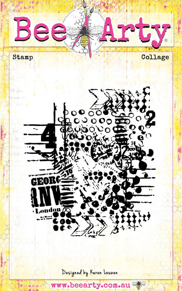 Collage Clear Stamp : Measured Moments