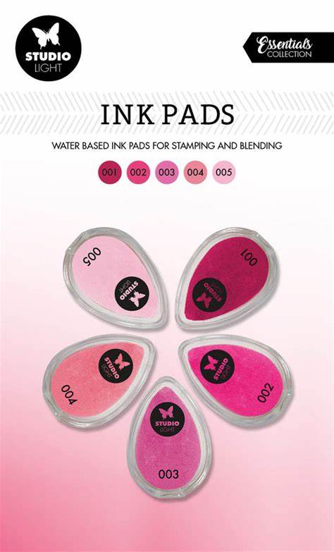 Studio Light Shades of Pink Mini Ink Pads