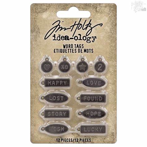 Tim Holtz - Small Metal Word Tags