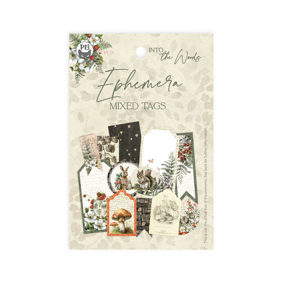 P13-ITW-21 : Ephemera set  Tags, 13pcs (Into the Woods)