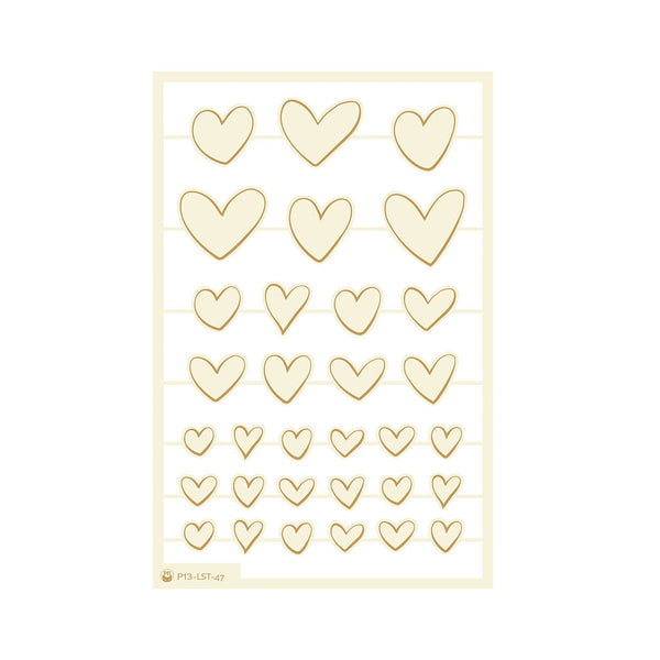 P13-LST-47 : Light chipboard embellishments  04, 4x6", 32pcs (Love Stories)