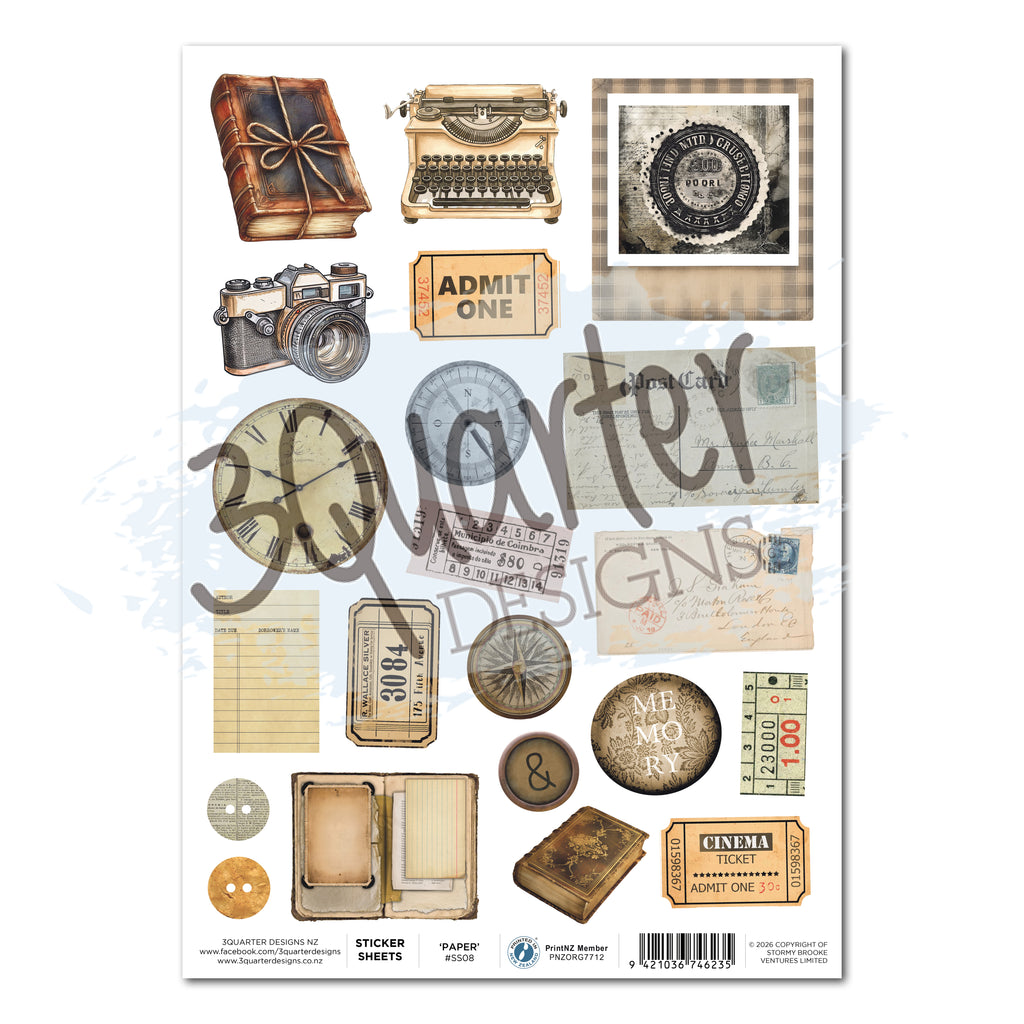 Paper Tales A4 Sticker Sheet – Craftables