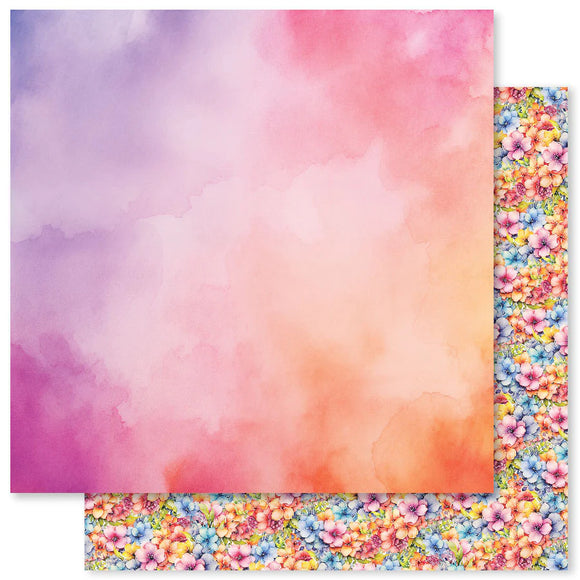 Rainbow Garden Basics D 12x12 Paper