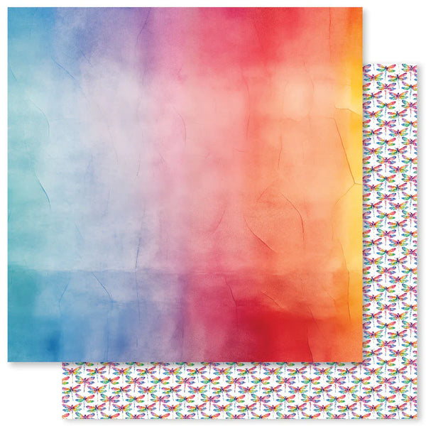 Rainbow Garden Basics F 12x12 Paper