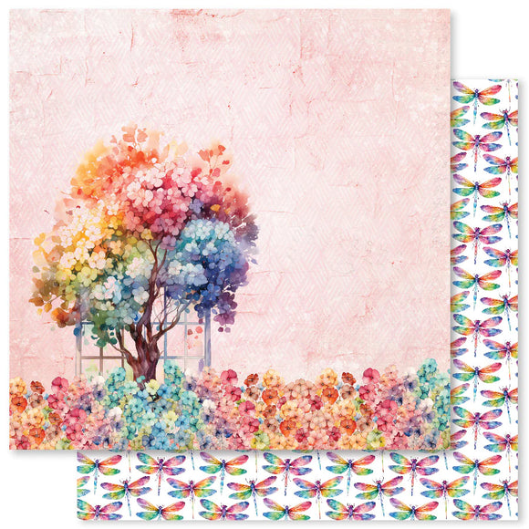 Rainbow Garden F 12x12 Paper