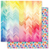 Rainbow Twirl 2.0b (31049) 12x12 Scrapbook paper - Paper Rose