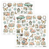 ELIZ-07 : Elizabeth - 12x12 Double Sided Fussy Cutting Sheet