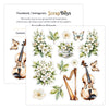 FLME-09 : Flowers Melody - 6" x 6" Paper Pad