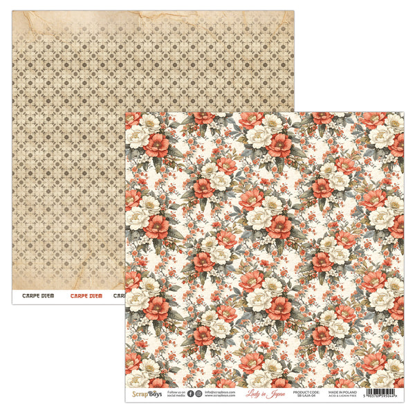 LAJA-04 : Lady in Japan - 12x12 Double Sided Paper