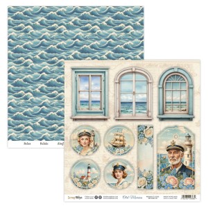 MARI-03 : Old Marina - 12x12 Double Sided Paper