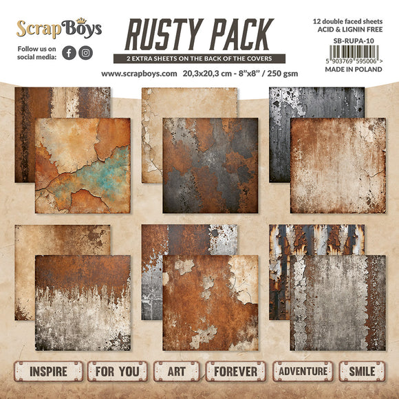 RUPA-10 : Rusty 8x8 Paper Pack