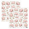 SHPA2-13 : Shabby Pack #2 - 12x12 Double Sided Fussy Cut Flowers Sheet