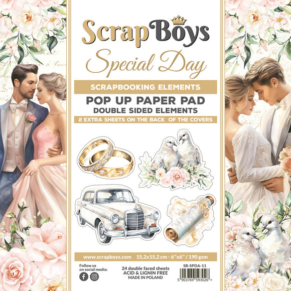 SPDA-11 : Special Day  - 6 x 6 POP Up Paper Pad