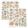 VIEL-07  : Vintage Elegance - 12x12 Double Sided Fussy Cut Paper