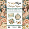 VIEL-PU : Vintage Elegance -  6 x 6 POP Up Paper Pad