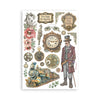 A5 Printed Washi Pad - Gardens of Time