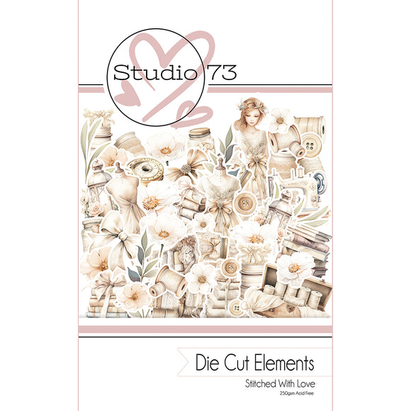 Stitched with Love Die Cuts - Studio73