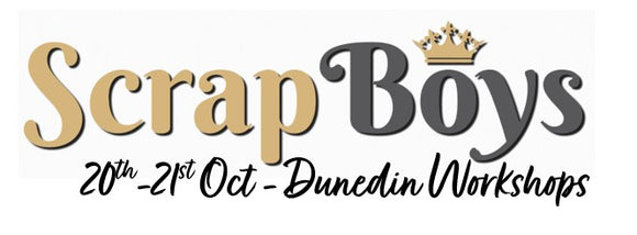 Scrapboys Dunedin Workshop Classes Fri 20th Oct - Sat 21st Oct 2023 - Registration of Interest