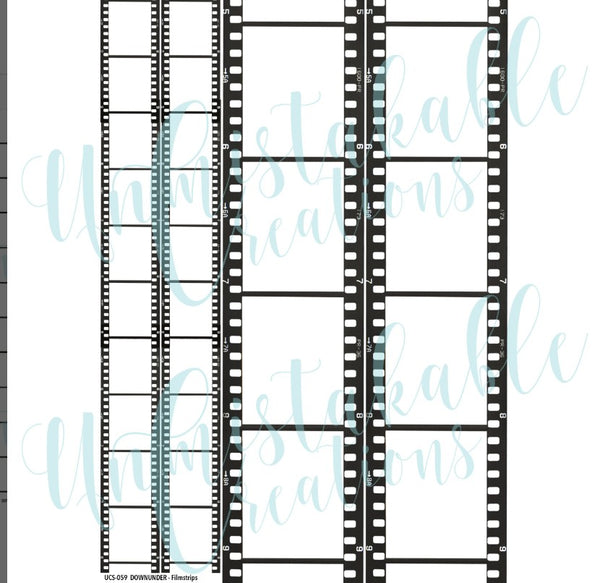 Aussie Adventures A4 Acetate Snippets - Filmstrips
