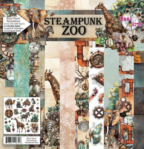 Steampunk Zoo Mini 12x12 Collection by Bee Arty