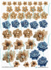 Denim & Lace A4 Cardstock Snippets (Various available)
