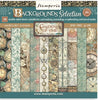 8 x 8 Background Paper Pack - Gardens of Time