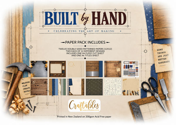 Built by Hand 12x12 Paper Pack