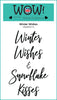 STAMPSET73 : Wow Stamp (A7) - Winter Wishes (by Marion Emberson) Clear Stamps for Embossing