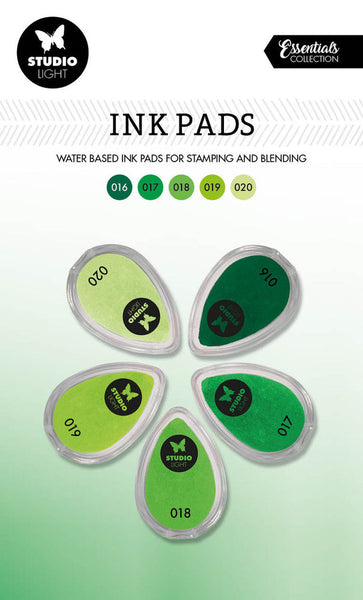 Studio Light Shades of Green Mini Ink Pads